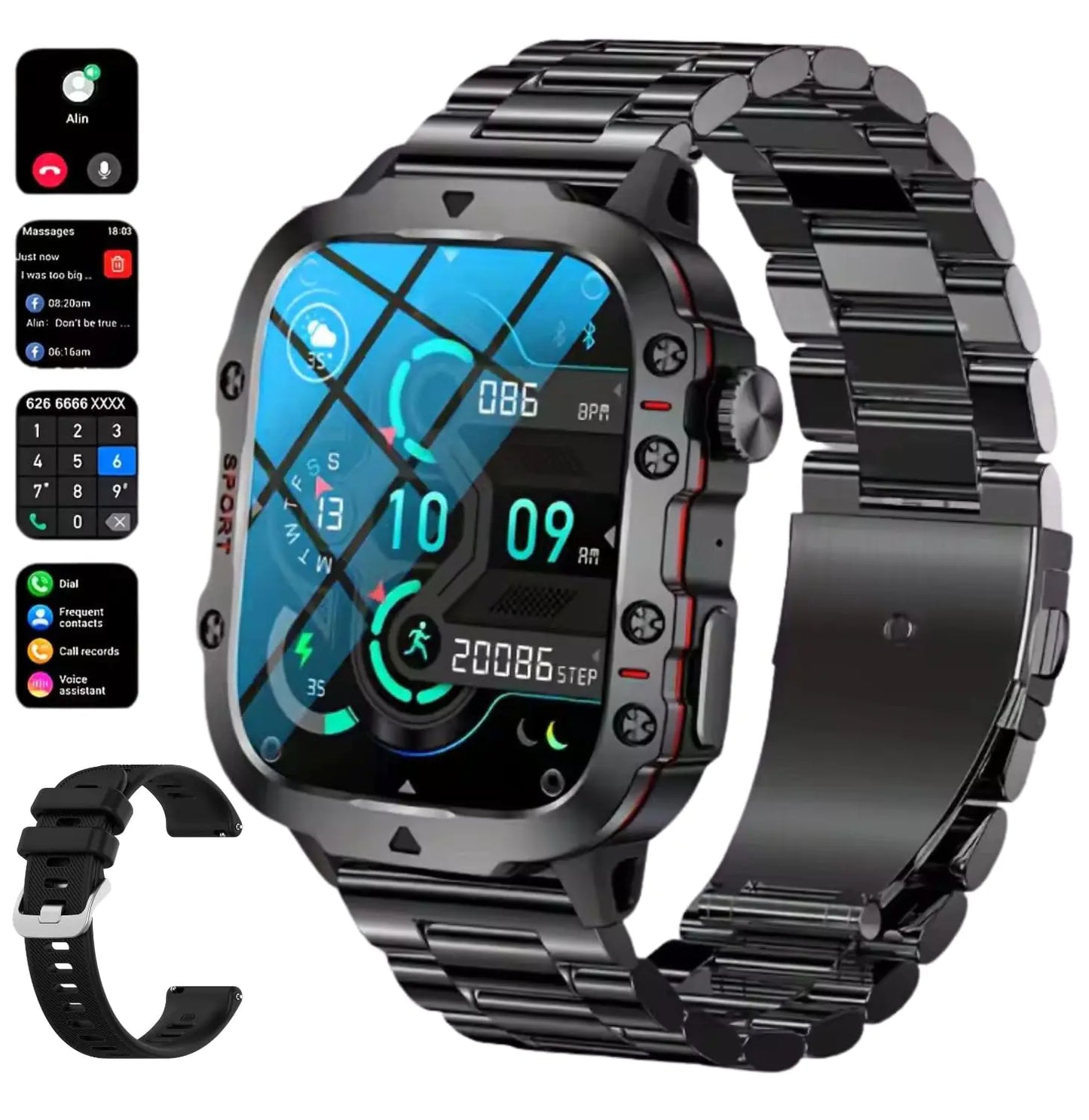 DBOGA Smart Watches for Men Fitness Watch Android