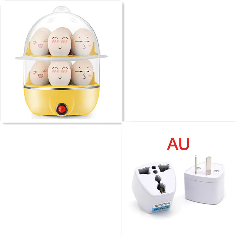 Double-Layer Multi-Functional Egg Steamer and Boiler