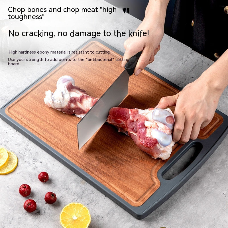 Antibacterial Mildewproof Ebony Stainless Steel Cutting Board