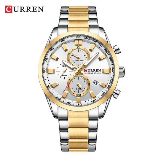 Curren Precision 8445 Men's Steel Timepiece