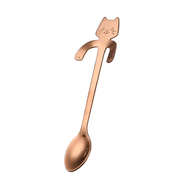 STAINLESS STEEL CAT TEASPOONS