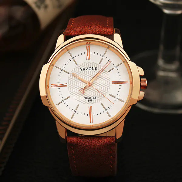Elegant Men's Quartz Wristwatch
