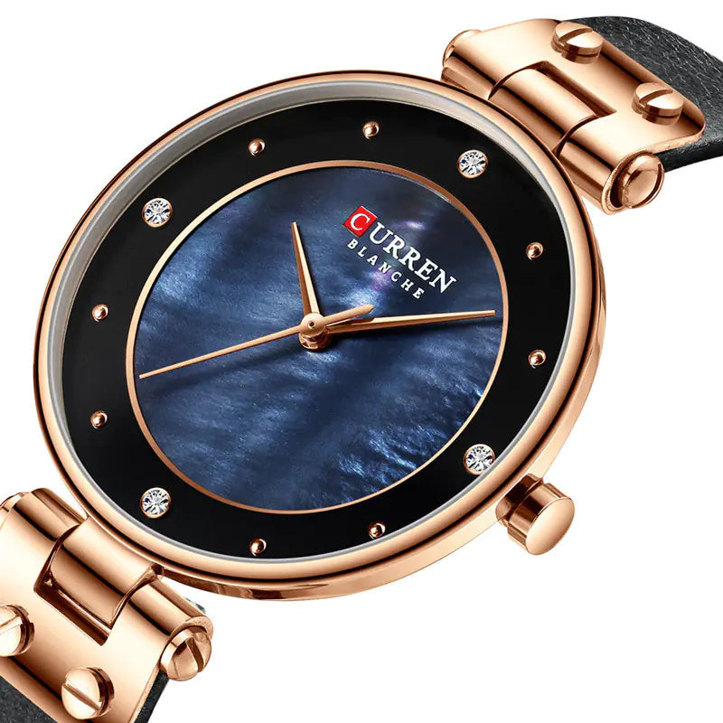 CURREN 9056 Women's Ultra-Thin Quartz Watch