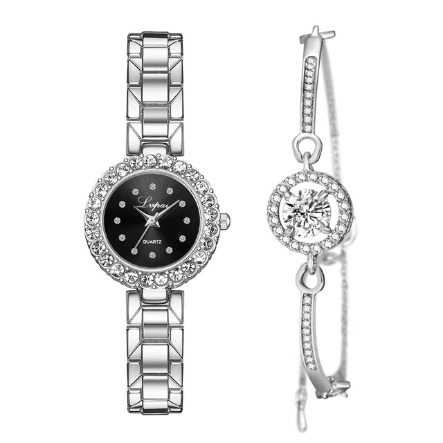 Ladies' Timepiece & Bracelet Duo