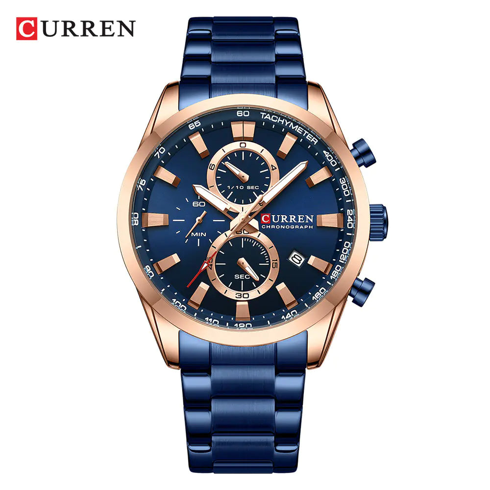 Curren Precision 8445 Men's Steel Timepiece