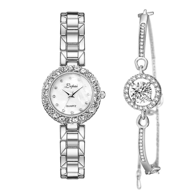 Ladies' Timepiece & Bracelet Duo