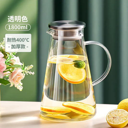 High-Temperature Glass Iced Tea Pitcher Set