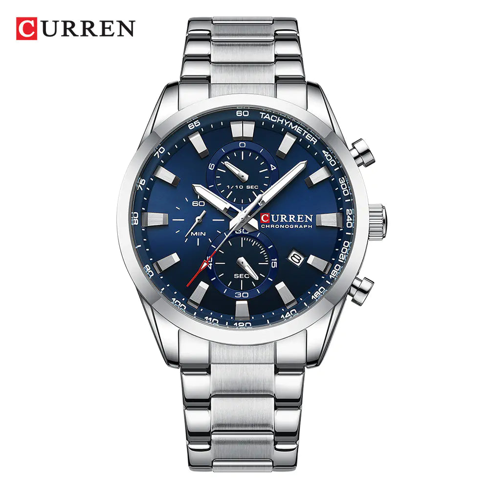 Curren Precision 8445 Men's Steel Timepiece