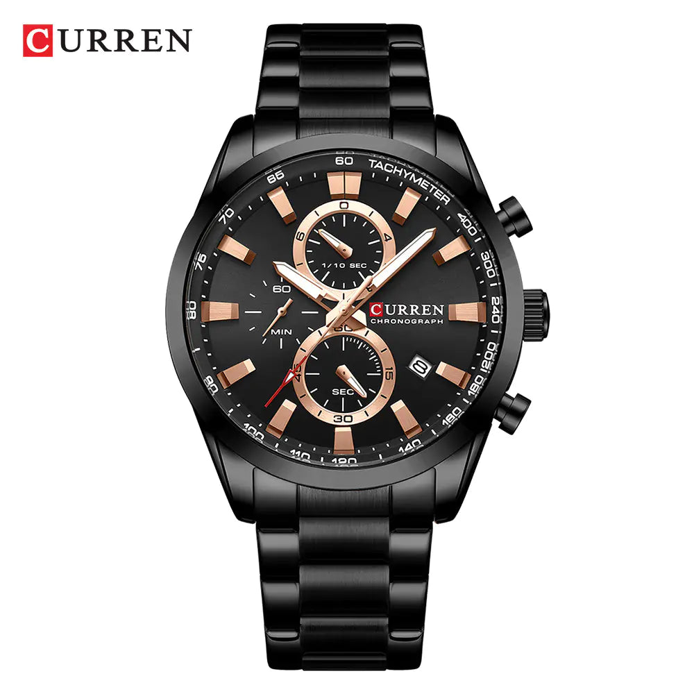 Curren Precision 8445 Men's Steel Timepiece