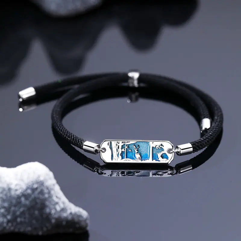 Silver Bond Copper Couple Bracelet