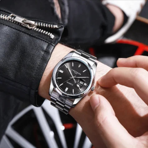 Elegant Auto Quartz Men's Timepiece