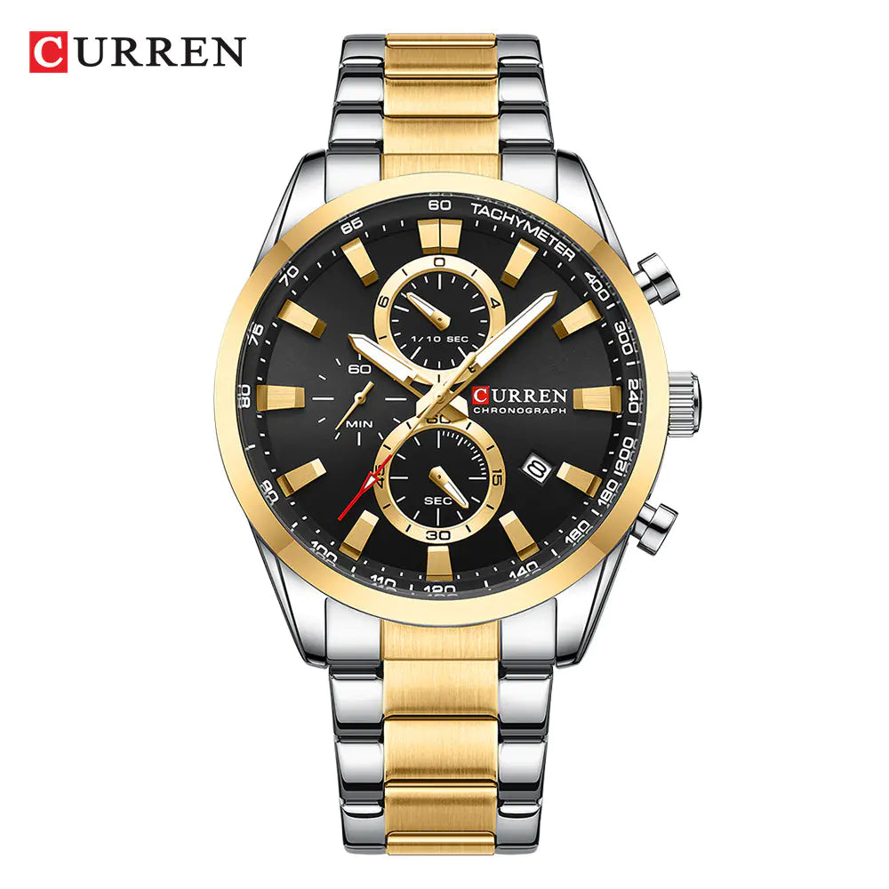 Curren Precision 8445 Men's Steel Timepiece