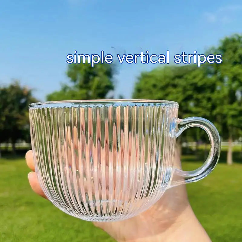 Coffee Oat Flour Brewing Glass Cup