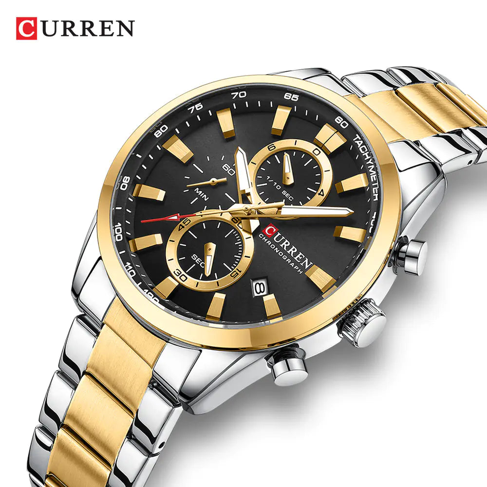 Curren Precision 8445 Men's Steel Timepiece