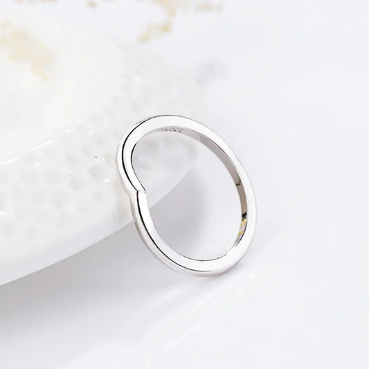 Chic S925 Silver Love Wish Ring