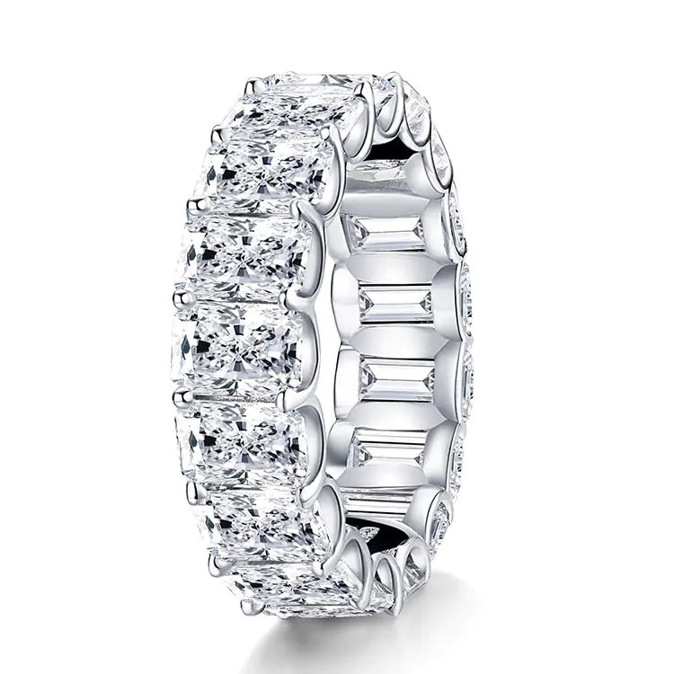 Sterling Silver Diamond Ring