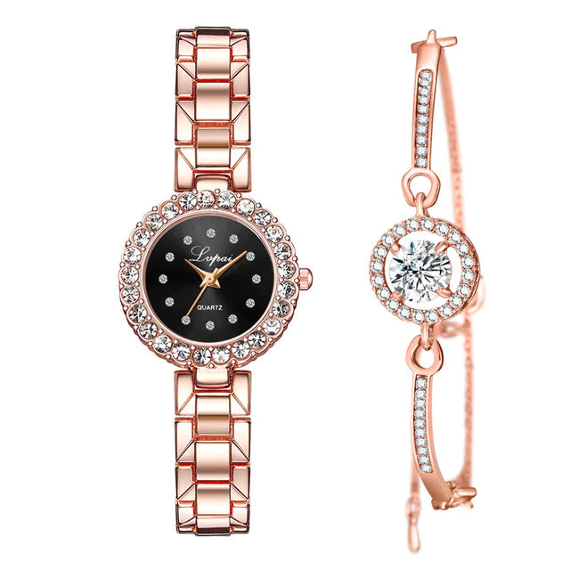 Ladies' Timepiece & Bracelet Duo