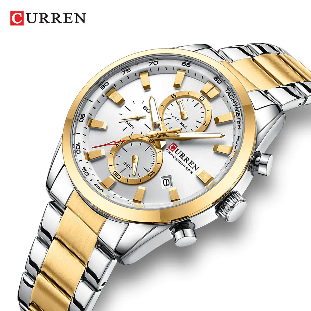 Curren Precision 8445 Men's Steel Timepiece