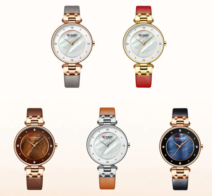 CURREN 9056 Women's Ultra-Thin Quartz Watch